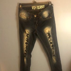 Distressed VIP Jeans